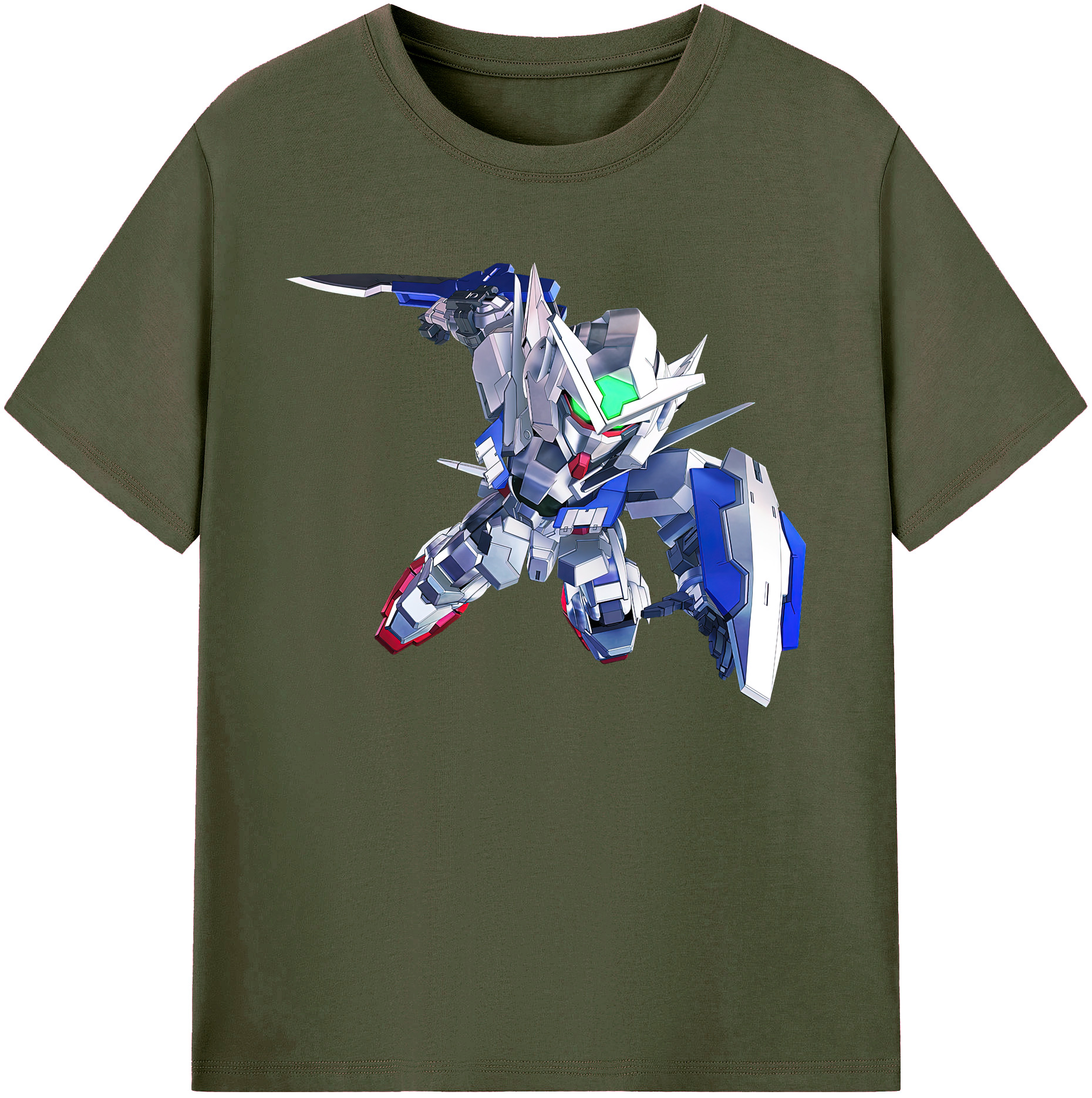 （画像用） 機動戦士ガンダム Mobile Suit Gundam 綿100％ メンズ半袖Tシャツ｜肌触りやわらか＆通気性